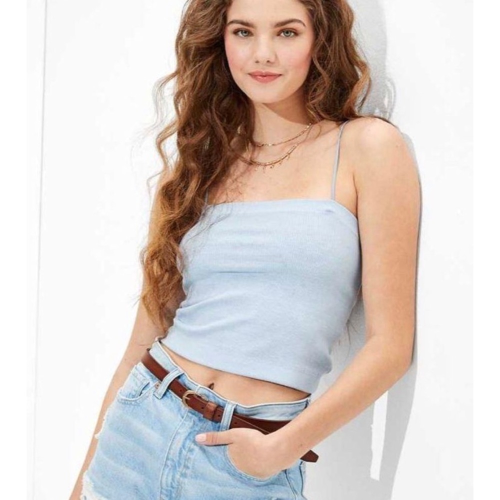 Ribbed crop tank